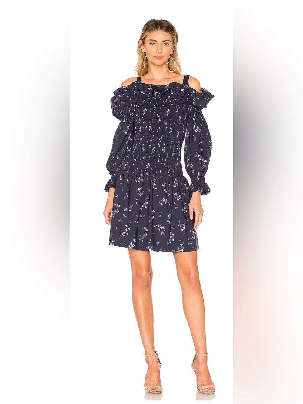 Rebecca Taylor Francine Off Shoulder Dress